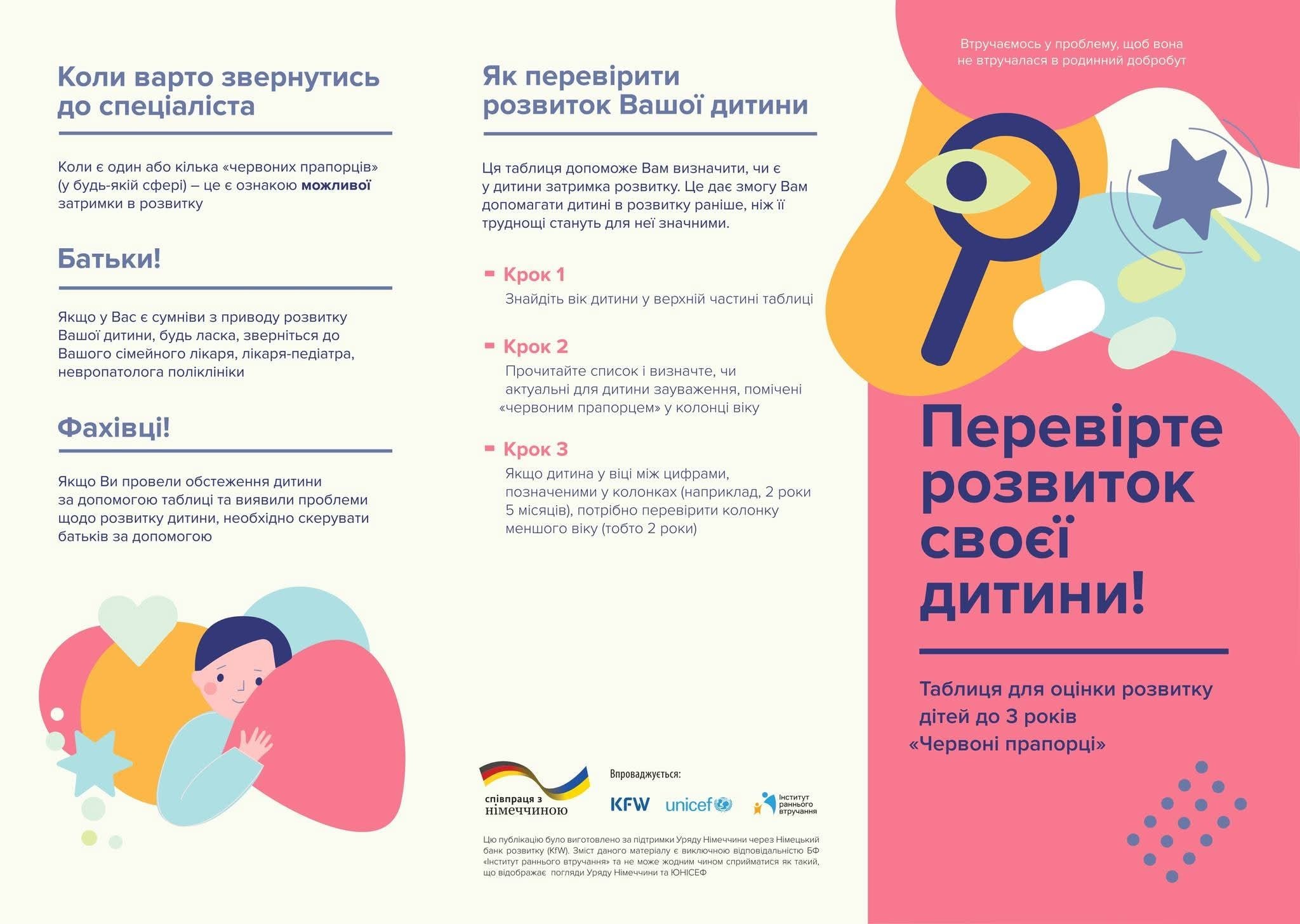 Раннє втручання – турбота з перших кроків життя
